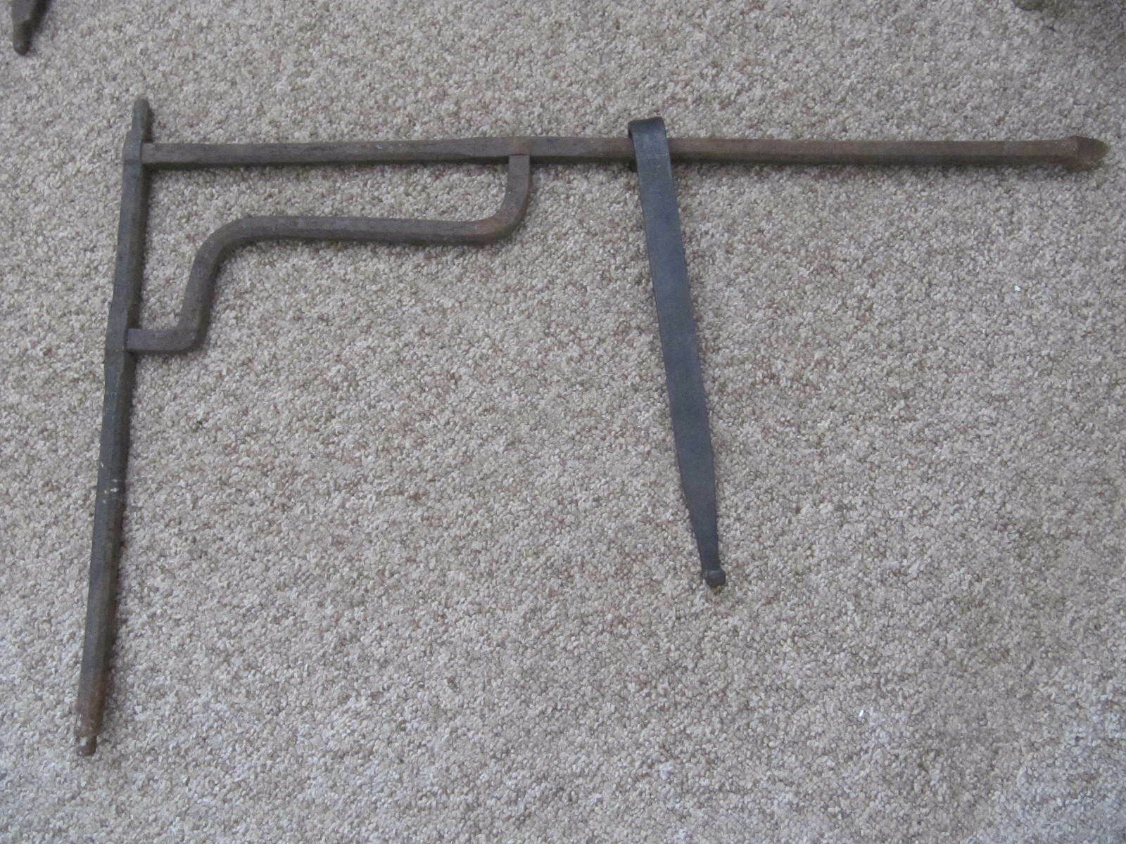 18th & 19th Century Wrought Iron Fireplace Chimney Cranes 4 To Choose From Period Detail photo 95.0