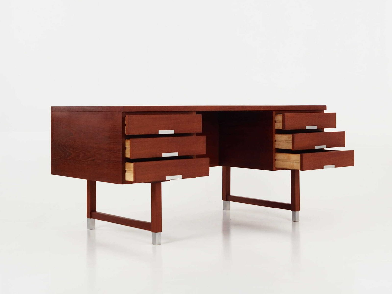 Teak Desk, Danish Design, 1970s, Manufacturer: Eigil Petersens Møbelfabrik photo Furniture