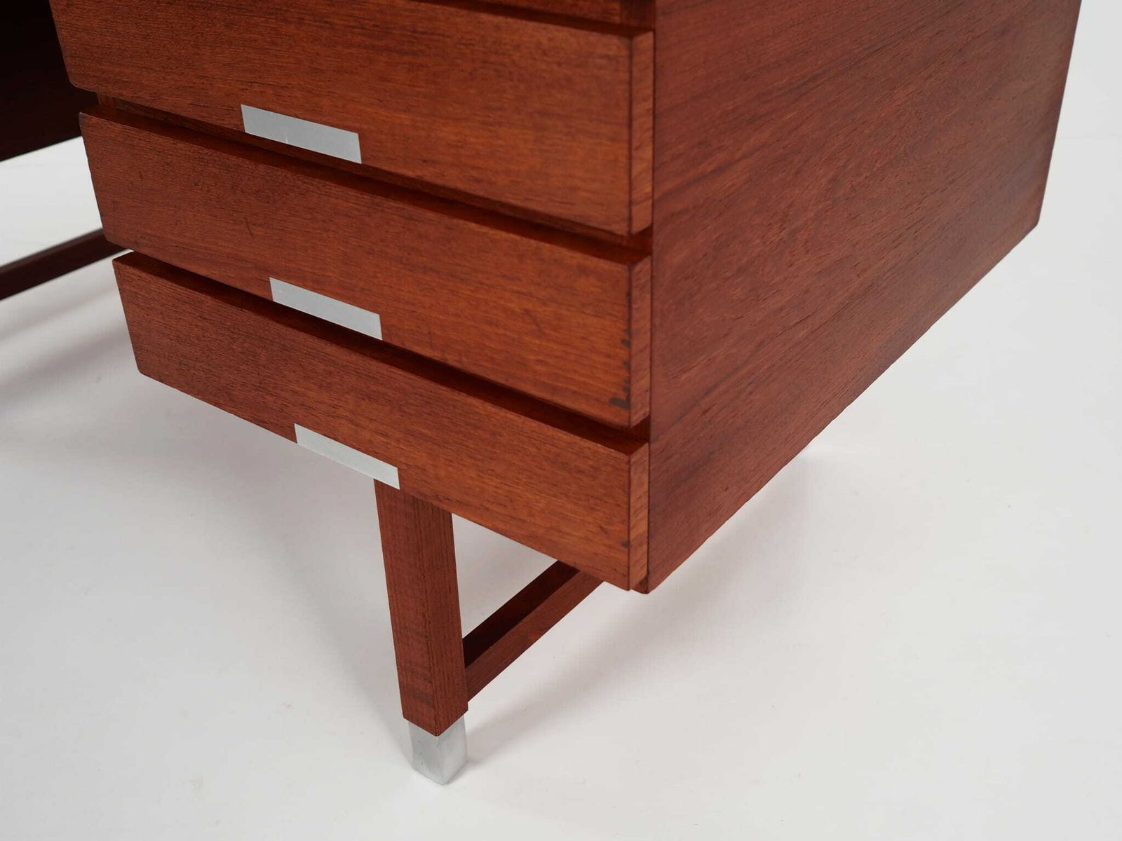 photo for sale Teak Desk, Danish Design, 1970s, Manufacturer: Eigil Petersens Møbelfabrik