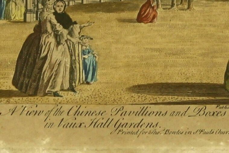 Engraving By Thomas Bowles. Chinese Pavillions And Boxes In Vaux Hall Gardens photo 200.0