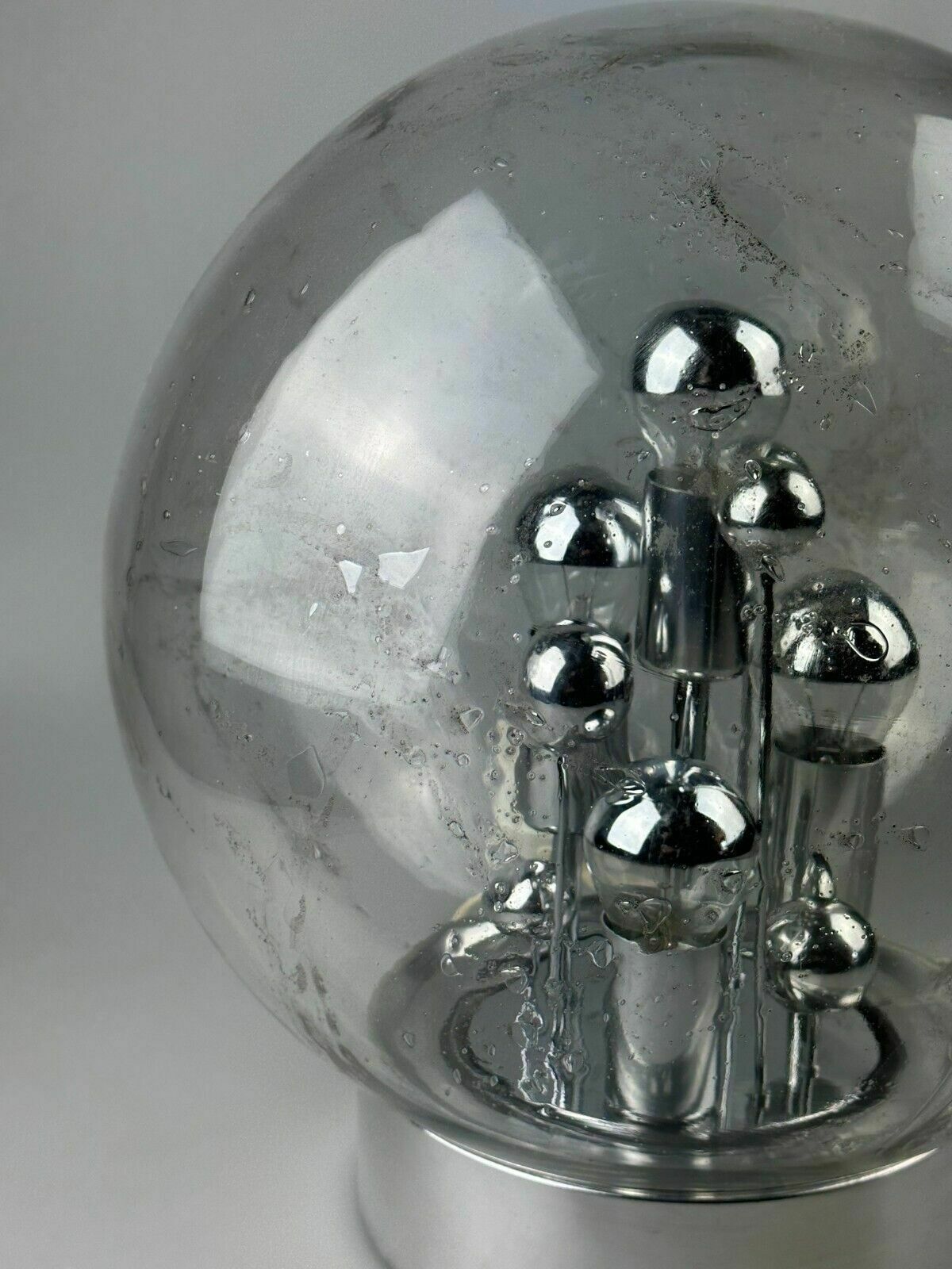 60s 70s Table Lamp Ball Lamp Doria "Big Ball" Glass Space Age Design photo Lighting