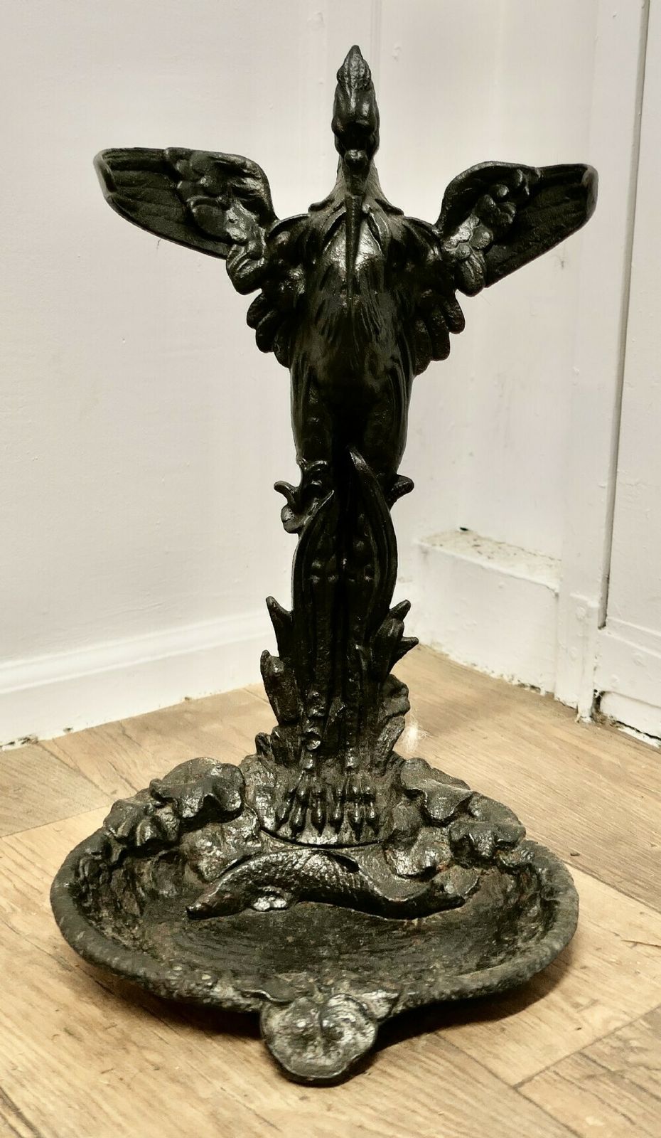 A 19th Century French Cast Iron Umbrella Stand.