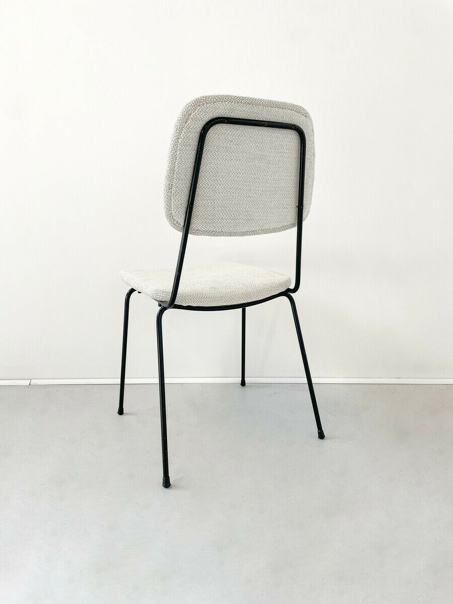 Mid Century Modern Set Of 6 Chairs, Italy, 1960s – New Upholstery photo Furniture