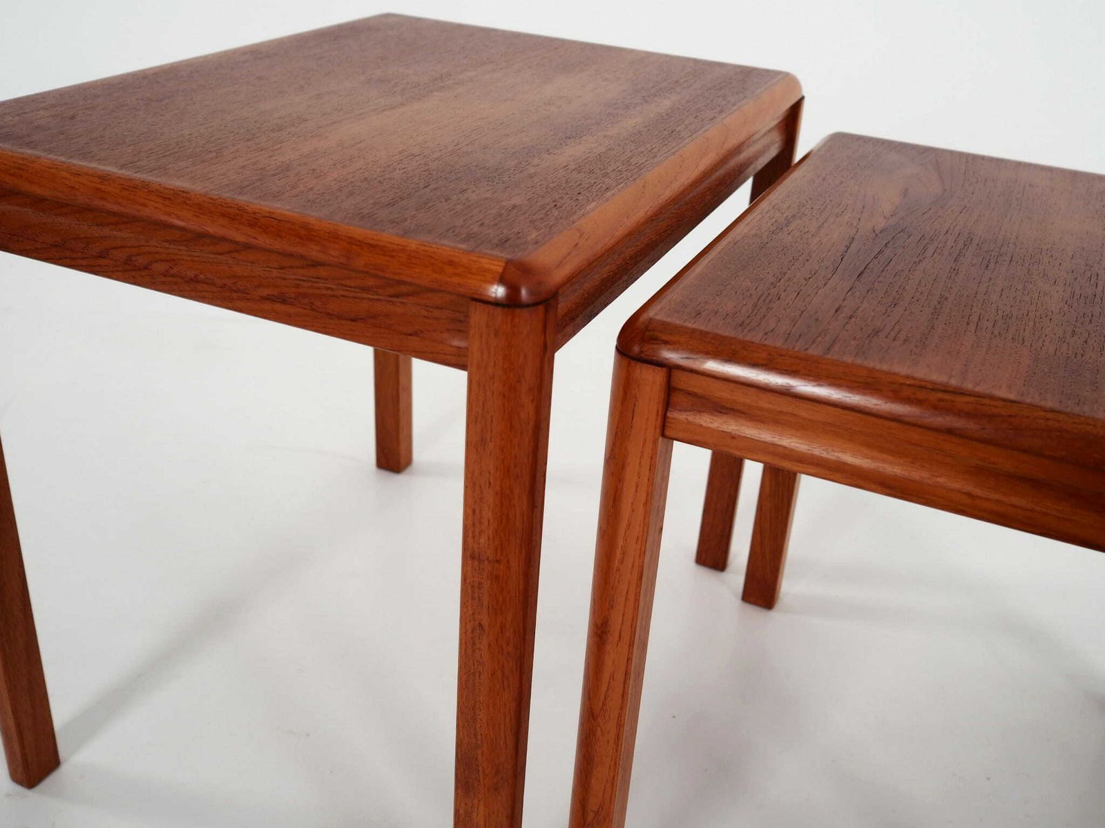 Set Of Three Teak Tables, Danish Design, 1970s, Production: Denmark photo vinterior
