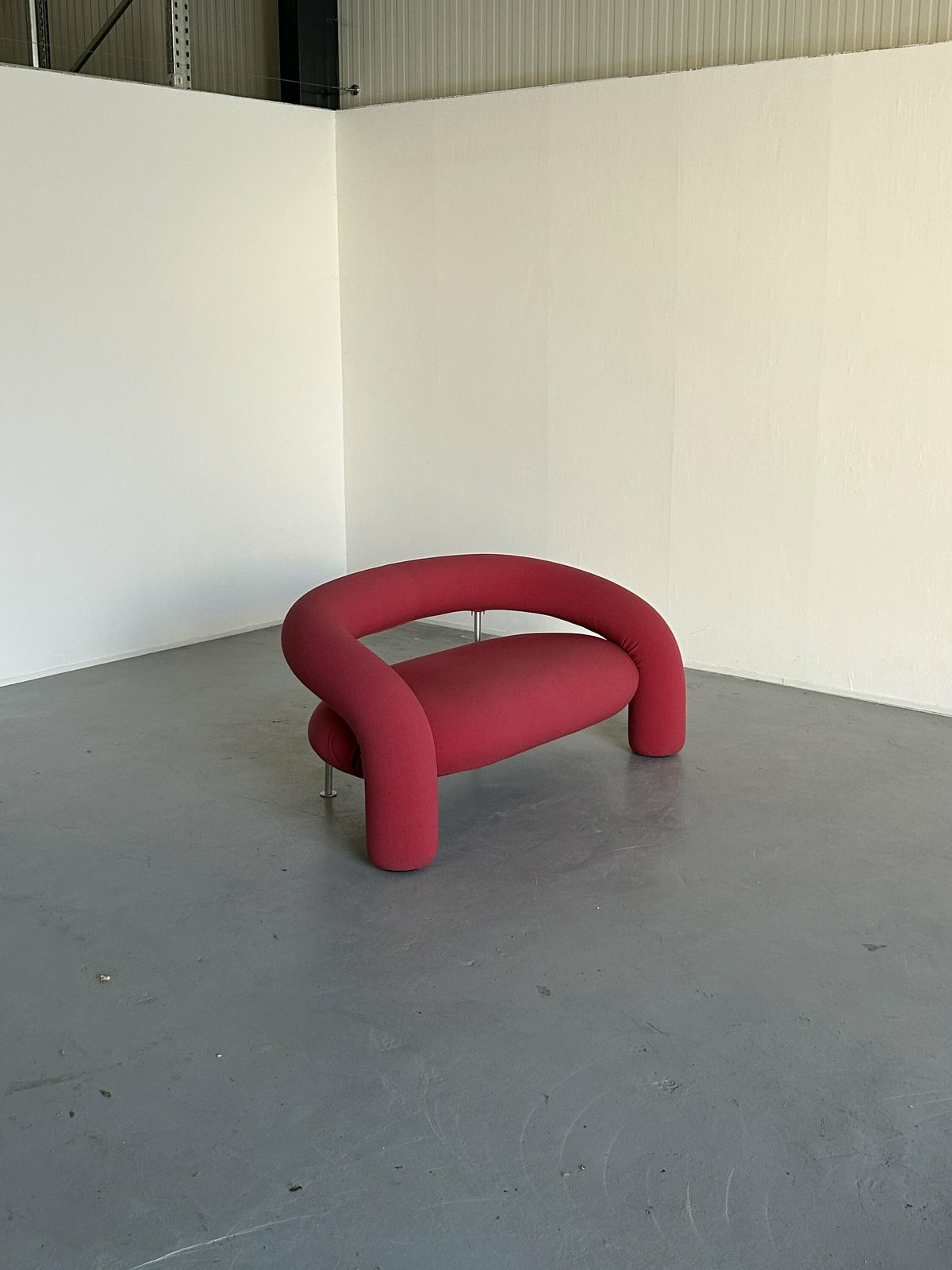 Sculptural Tube Sofa By Anna & Carlo Bartoli For Rossi Di Albizzate, Italy, 1990s photo for sale