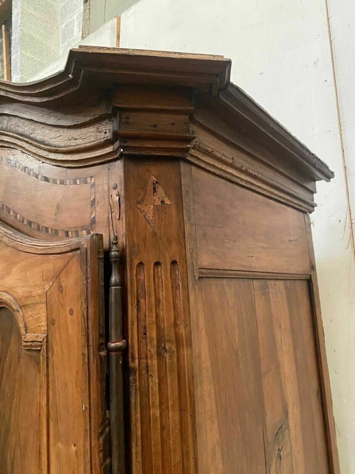 Louis XV Style Gendarme Hat Bonnet In 19th Century Cherry Wood photo Furniture