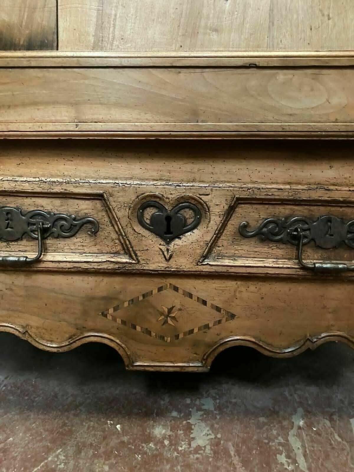 photo furniture Louis XV Style Gendarme Hat Bonnet In 19th Century Cherry Wood