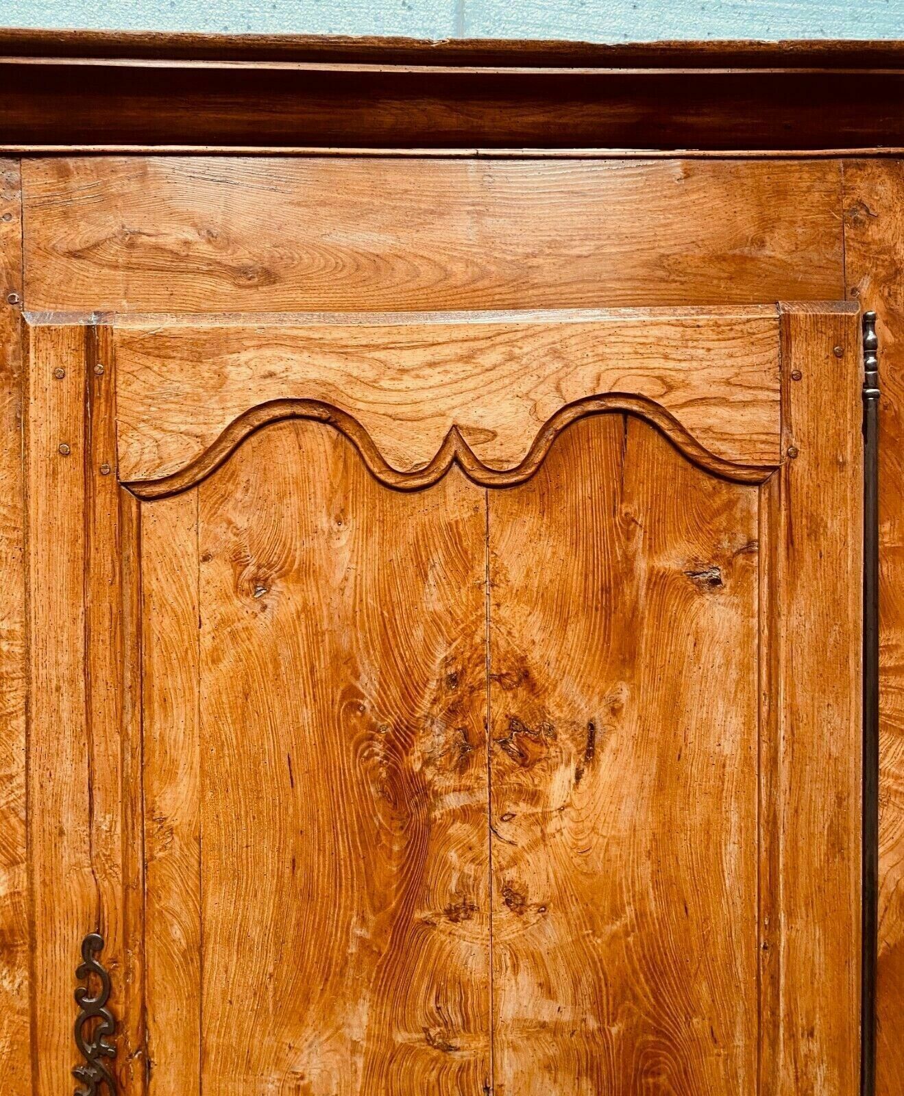 Louis XV Style Bonnetière In 19th Century Cherry Wood photo for sale