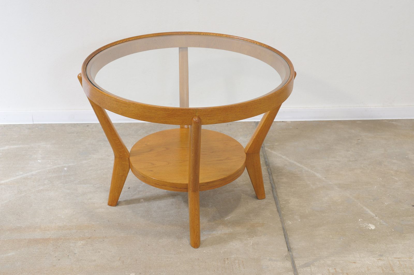 Fully Renovated Glazed Coffee Table By Kropacek & Kozelka, 1944 photo Furniture