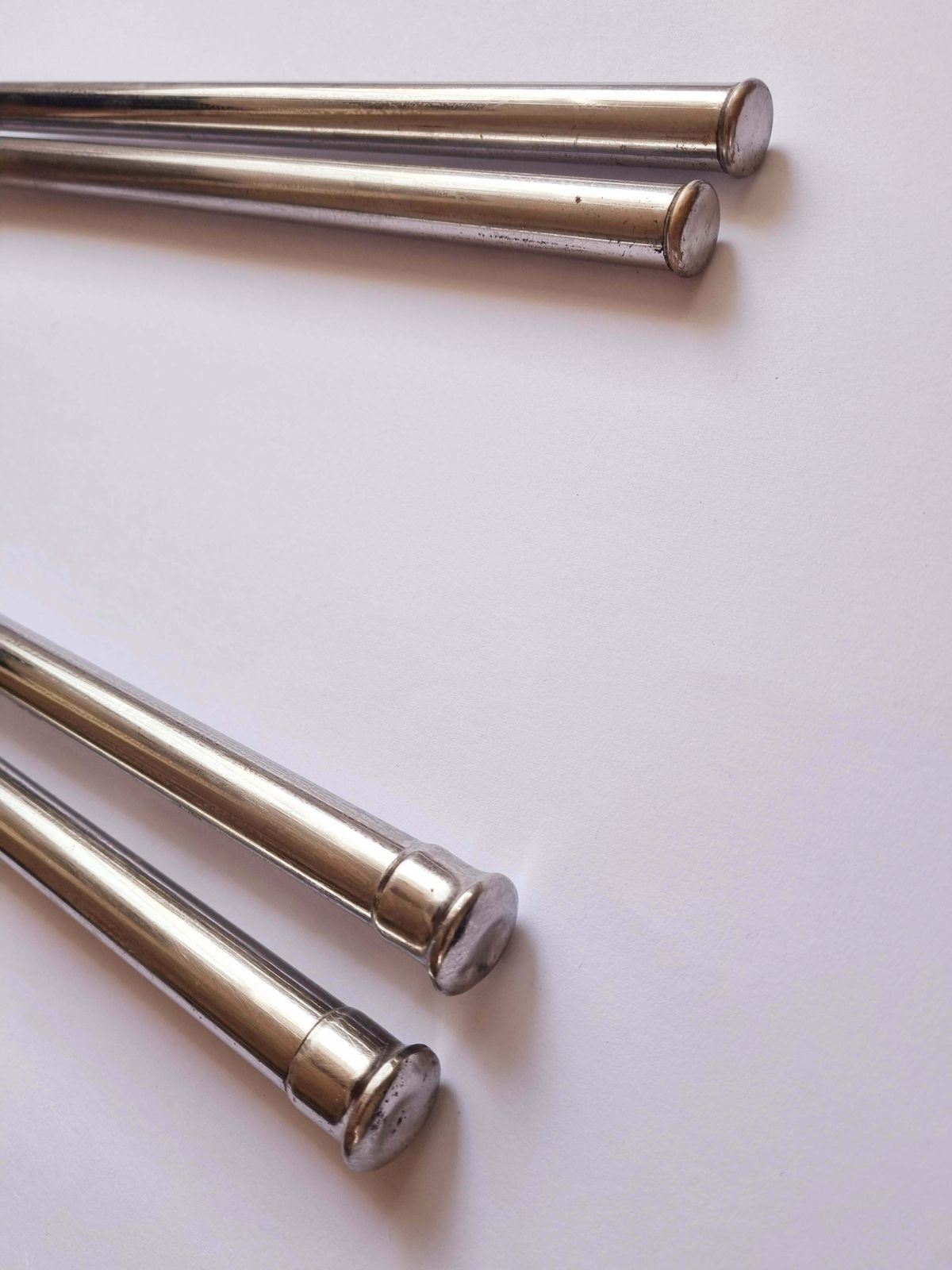 Set Of Two Functionalism, Art Deco Chrome Towel Holders, 1930s photo vinterior