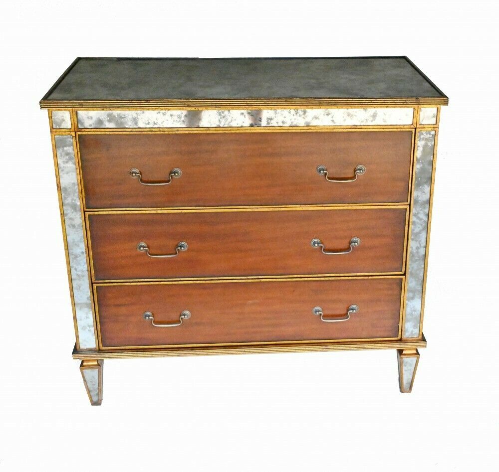 Art Deco Commode Mirrored Chest Of Drawers photo furniture