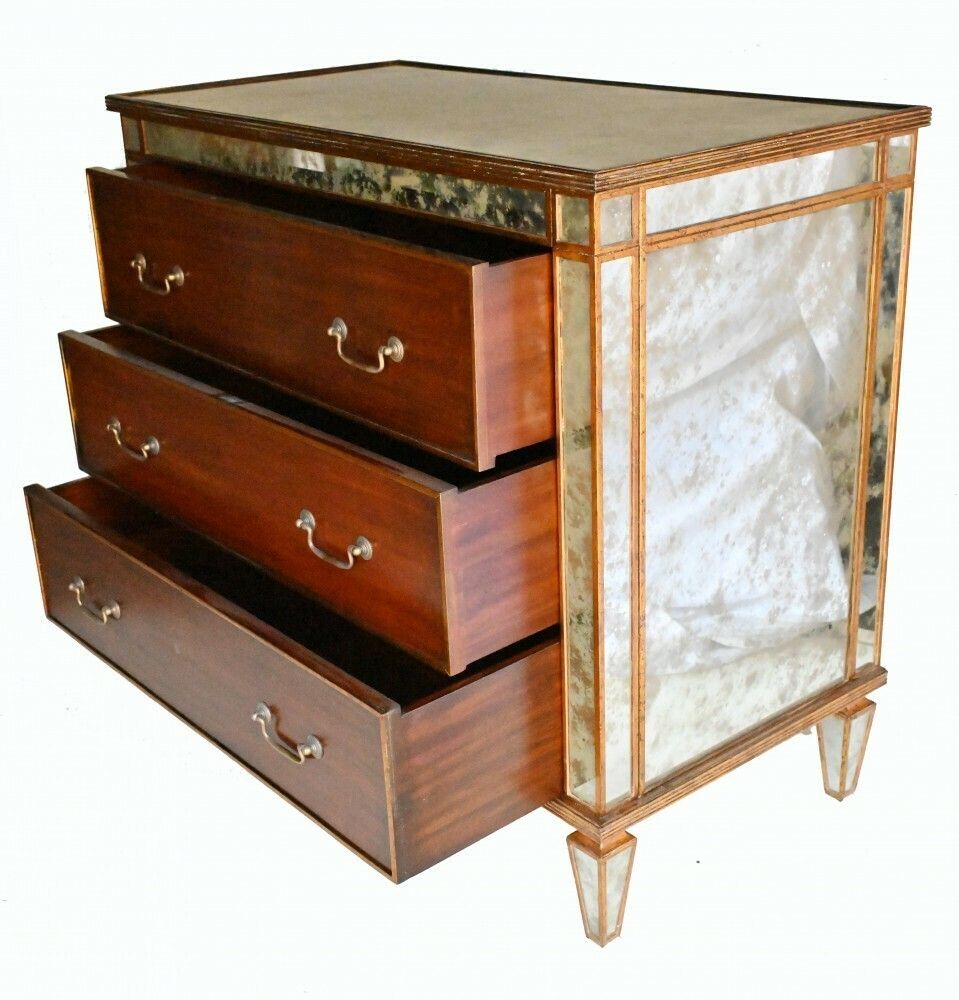 Art Deco Commode Mirrored Chest Of Drawers photo buy