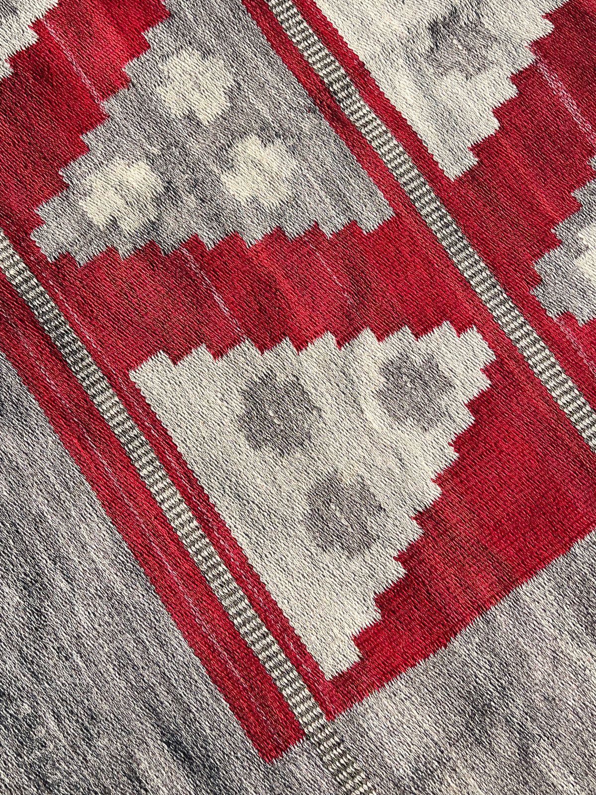 1960's Swedish Flatweave Rug photo Textiles