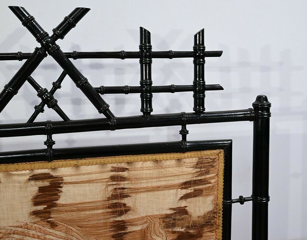 Bamboo Spirit Fireplace Screen – 1920 photo vinterior