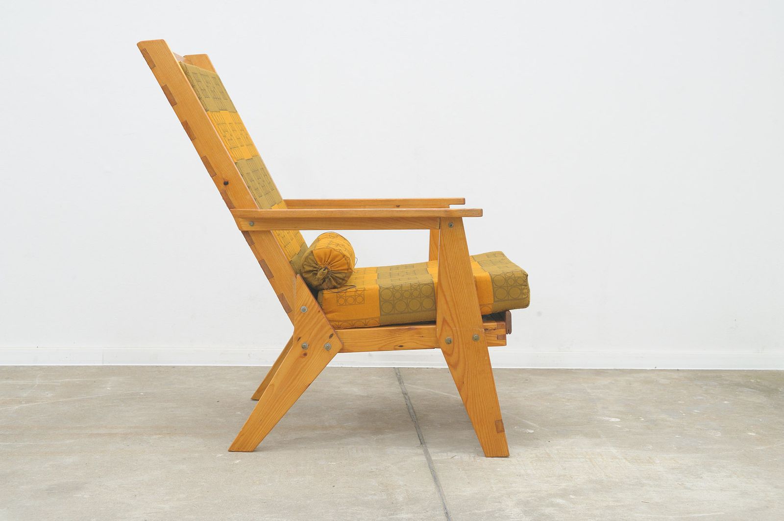 Furniture Scandinavian Style Pine Wood Armchairs, 1970´S, Set Of 2 photo