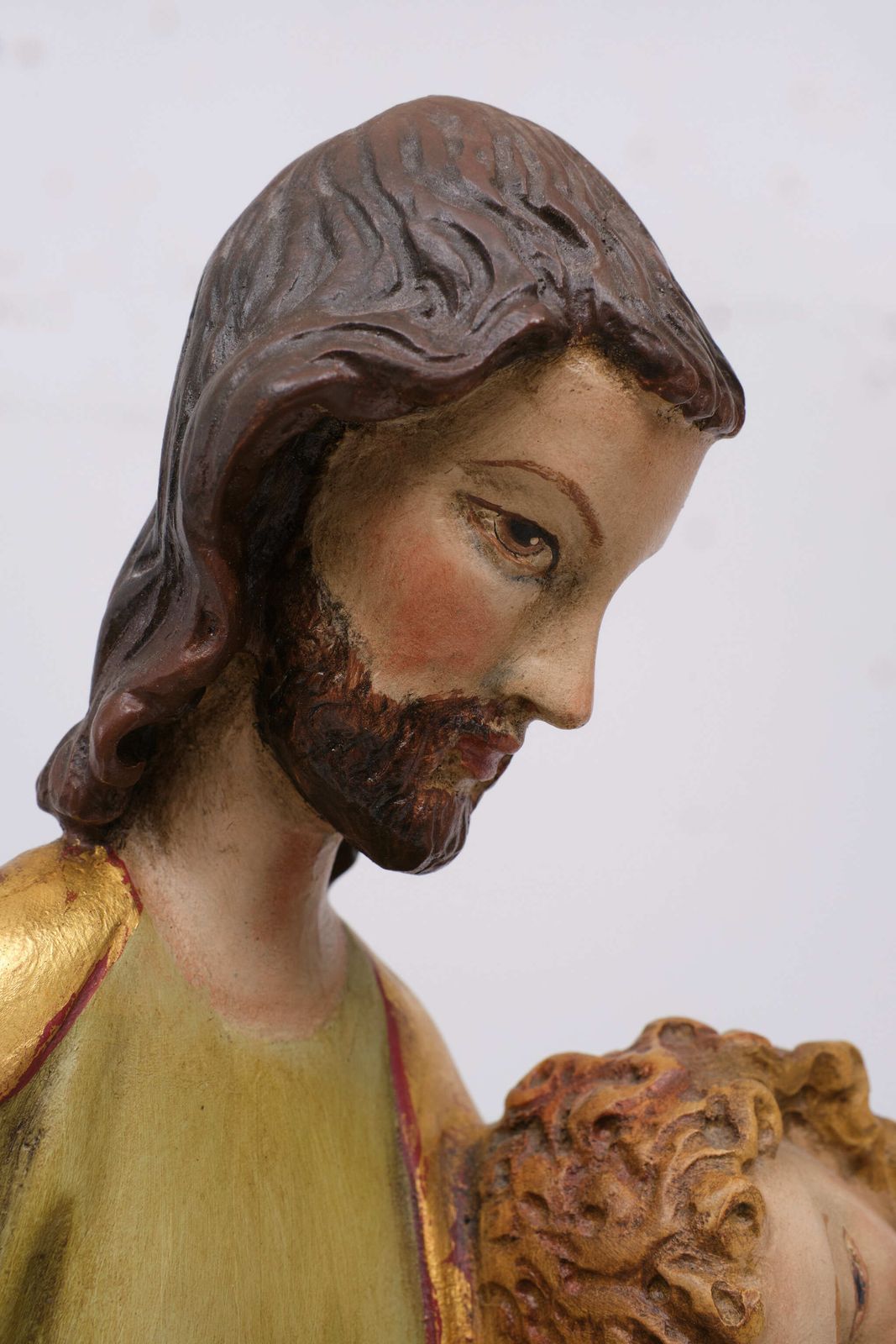 Johannes Op De Borst Van Christus – Sculptuur, Museumreproductie photo furniture