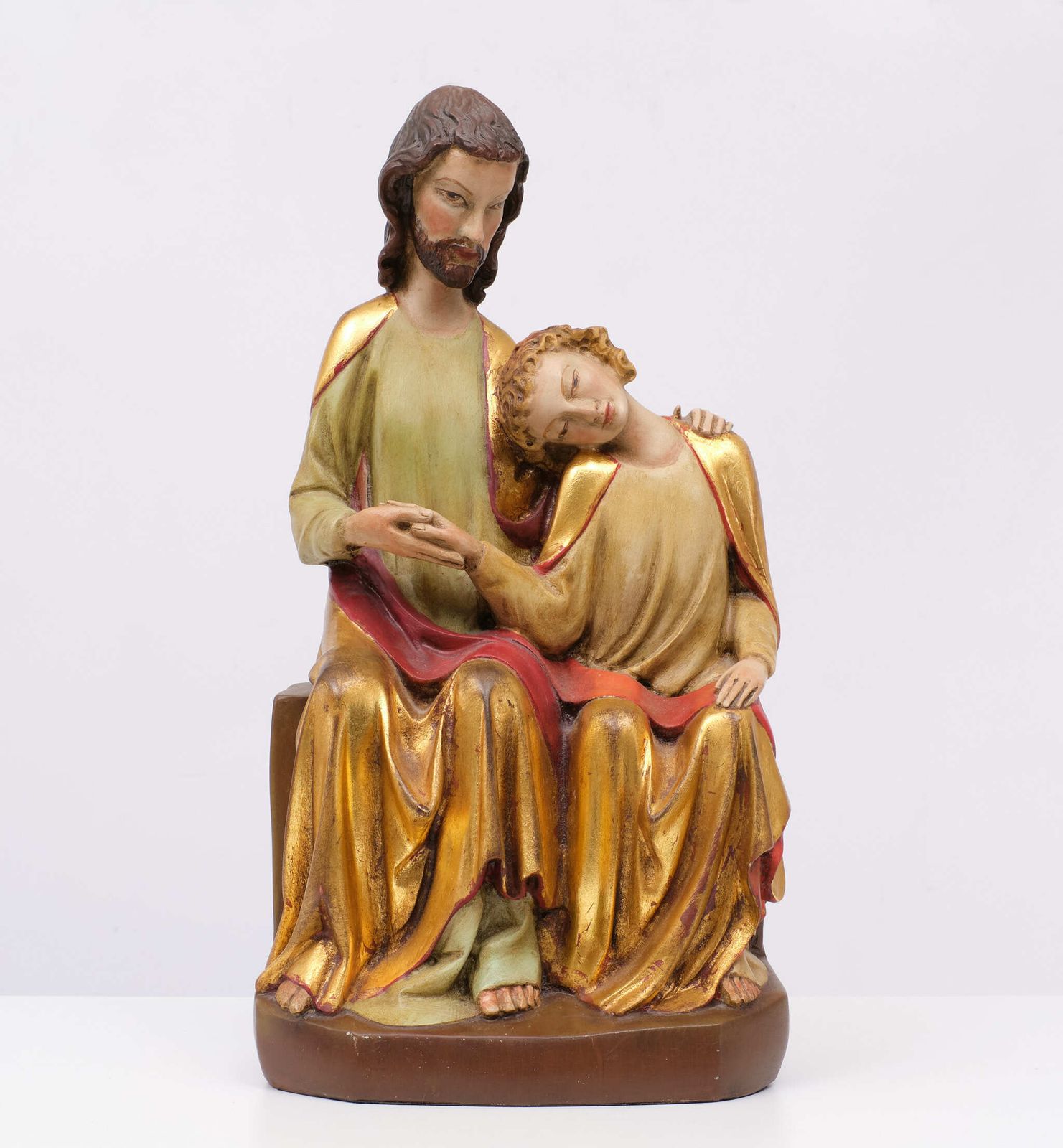 Johannes Op De Borst Van Christus – Sculptuur, Museumreproductie