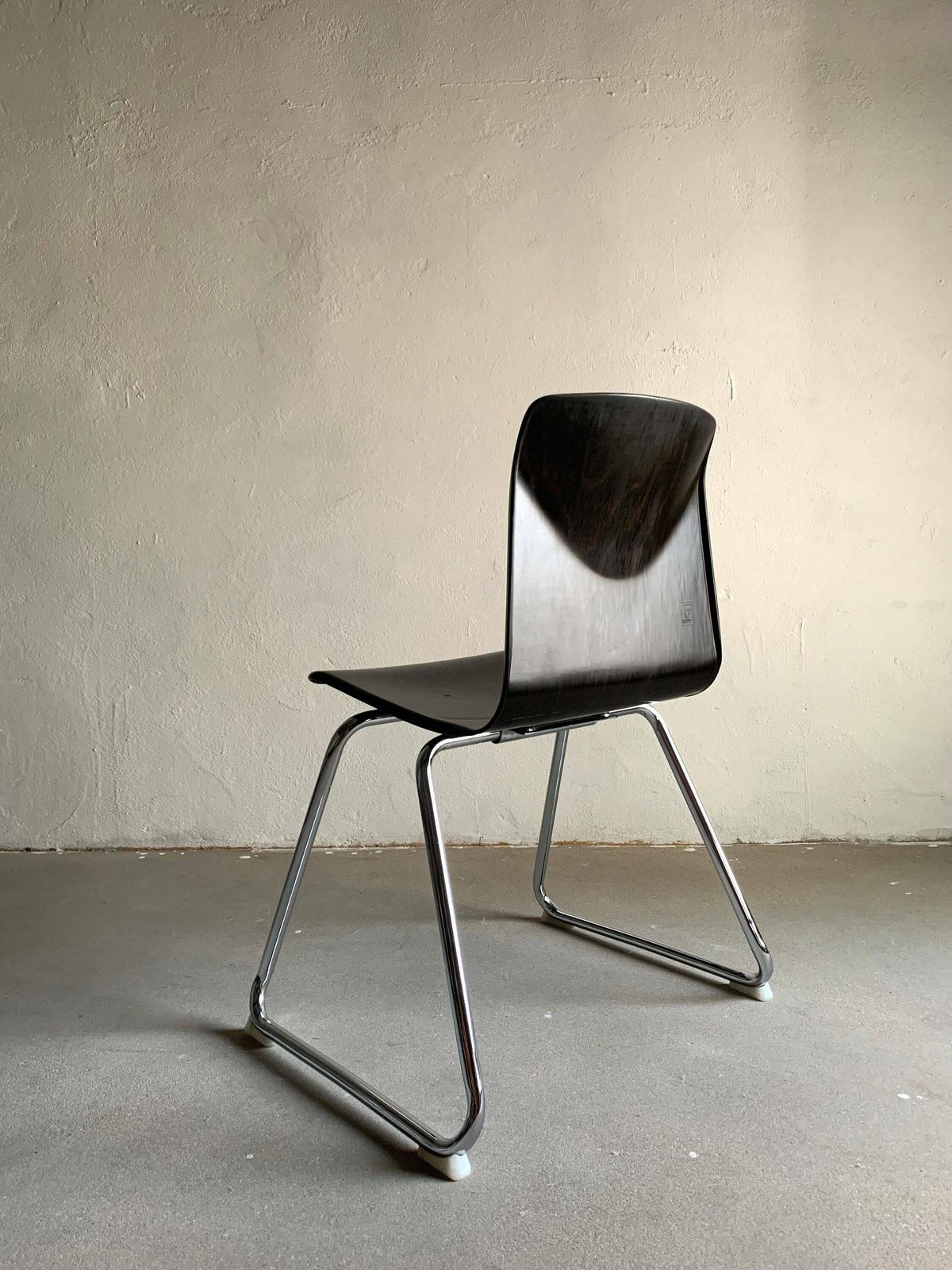 Metal Stackable Chairs/Tubular Dining Chair/Pagholtz/West Germany/1960s/Vintage photo furniture
