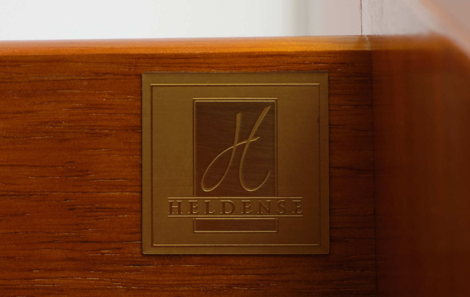 photo buy Heldense Exclusive English Furniture Cherry Wood Cabinets 1970s