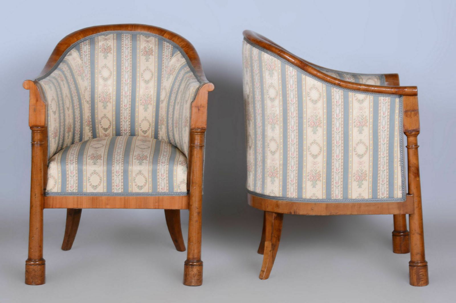 photo for sale Restored Biedermeier Birch Seating Set, Revived Polish, Vienna, Austria, 1830s