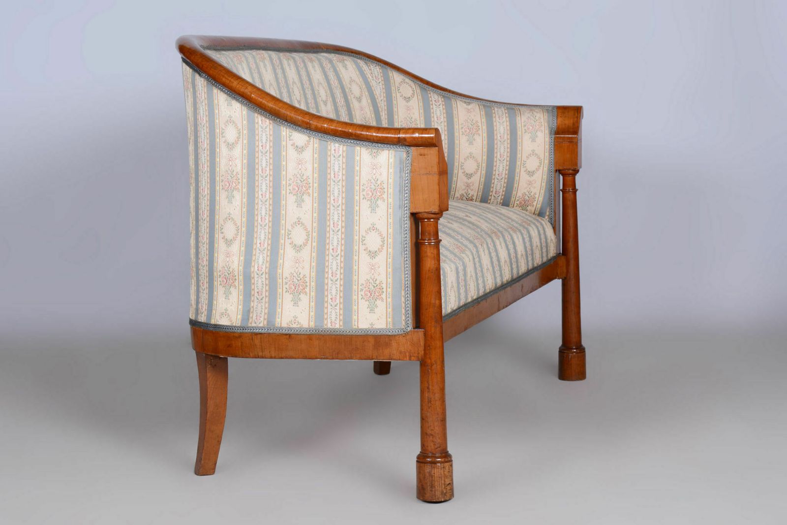 photo vinterior Restored Biedermeier Birch Seating Set, Revived Polish, Vienna, Austria, 1830s