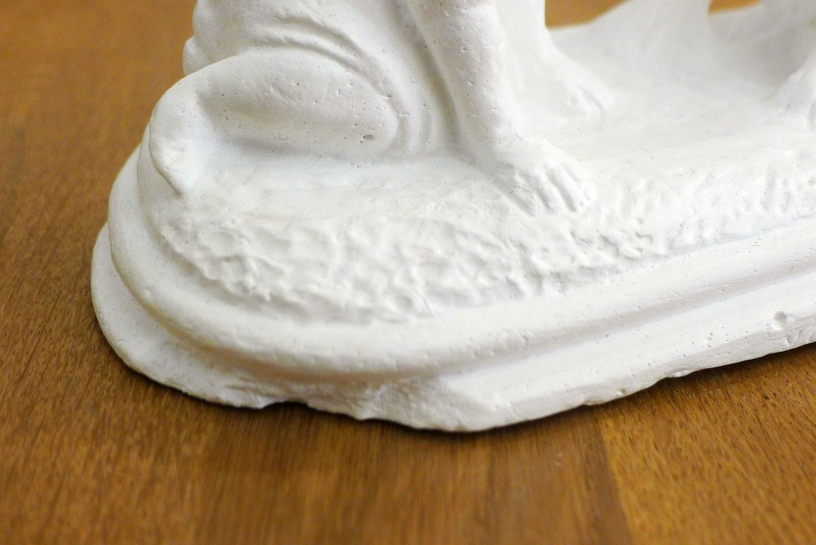 photo for sale Small Plaster Sculpture Of A Child & A Dog, Belle And Sébastien