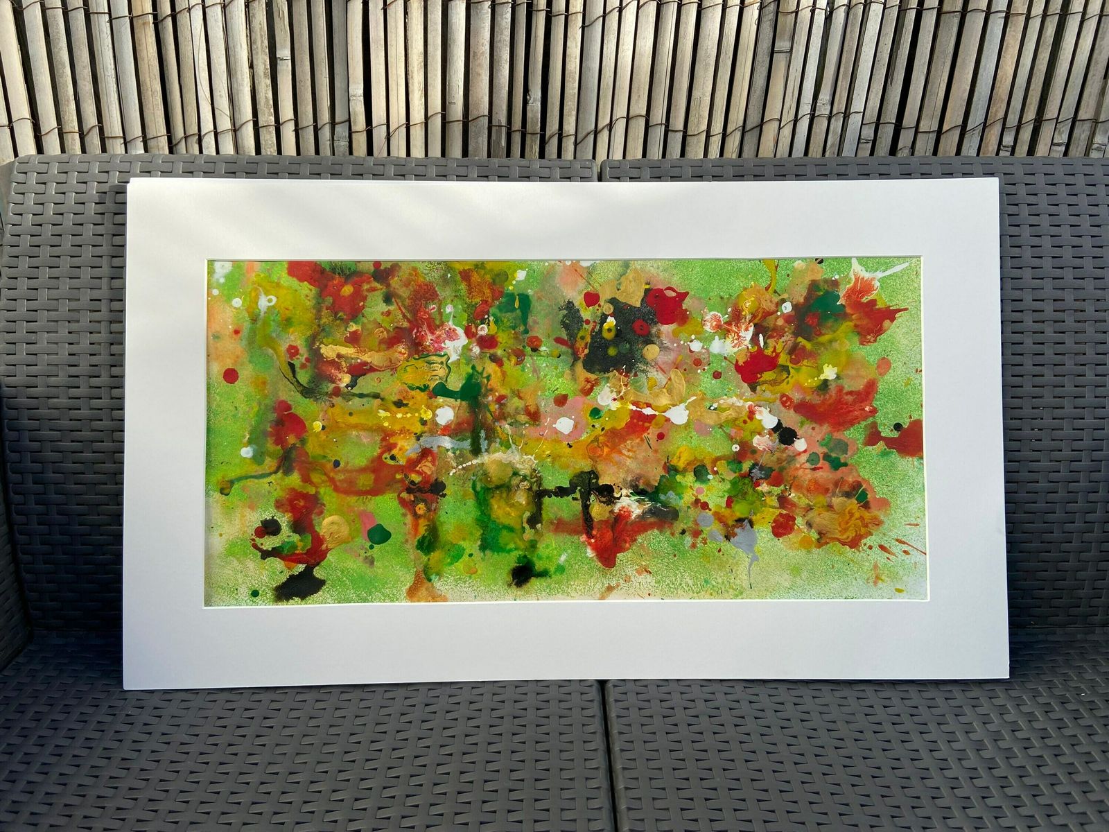 Original Mixed Media Painting ‘Grass Meadow’ J Kloss photo for sale