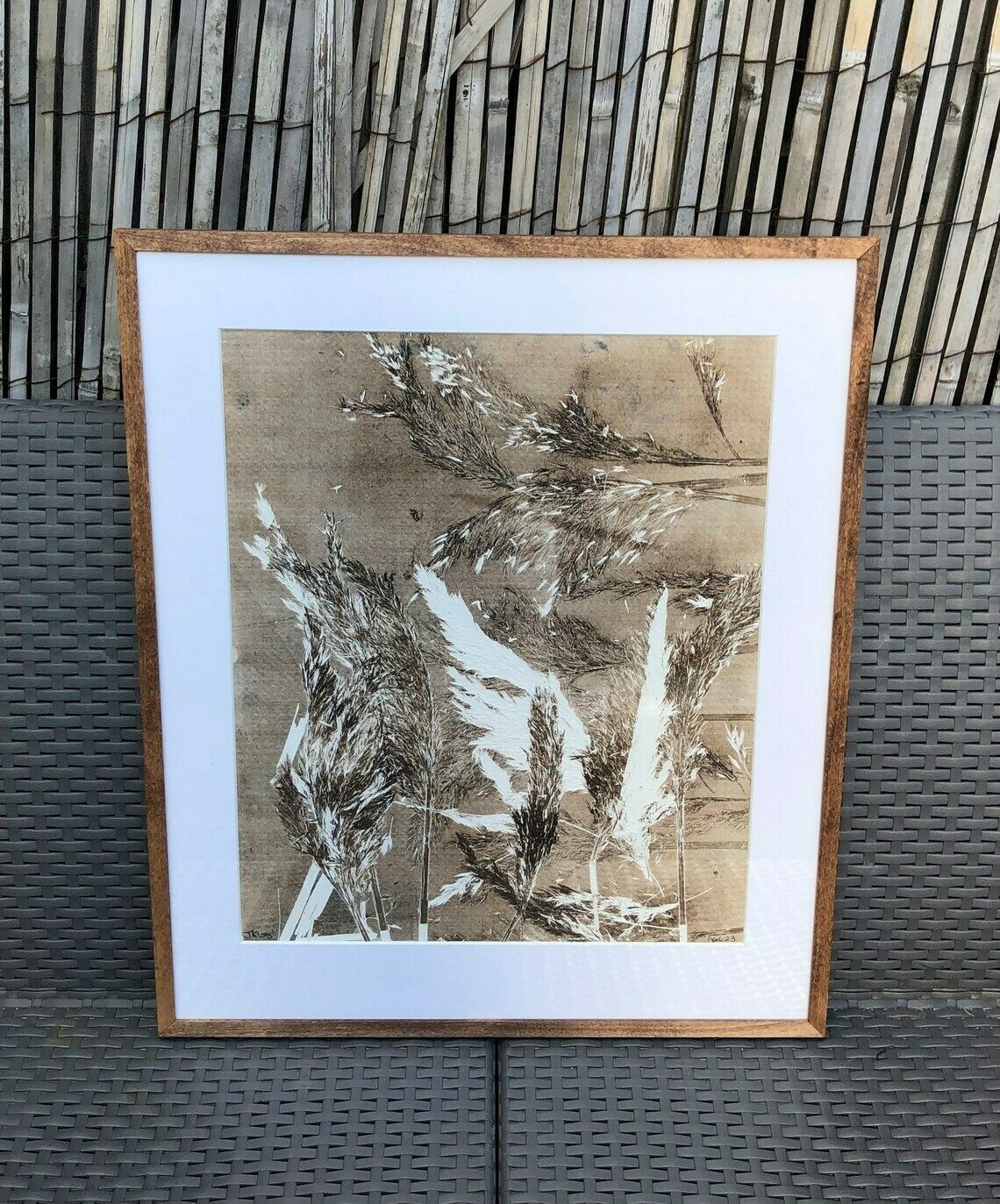 Original Framed Monotype Print ‘Untitled’ J Kloss