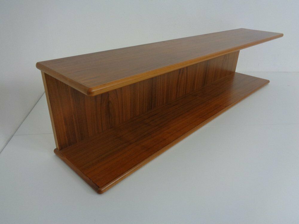 photo vinterior Large Danish Teak Wall Shelves, 1970s, Set Of 2
