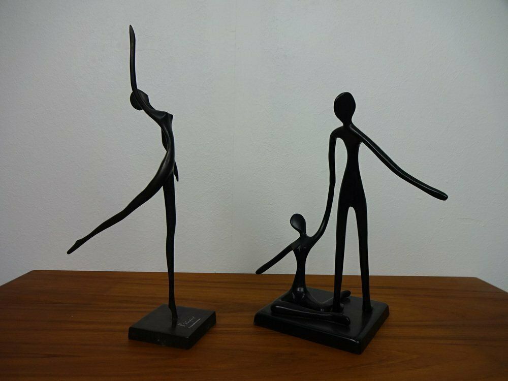 Metal Dancer By Bodrul Khalique For Ikea, 1980s, Set Of 2 photo for sale