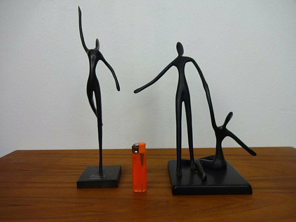 Metal Dancer By Bodrul Khalique For Ikea, 1980s, Set Of 2 photo vintage