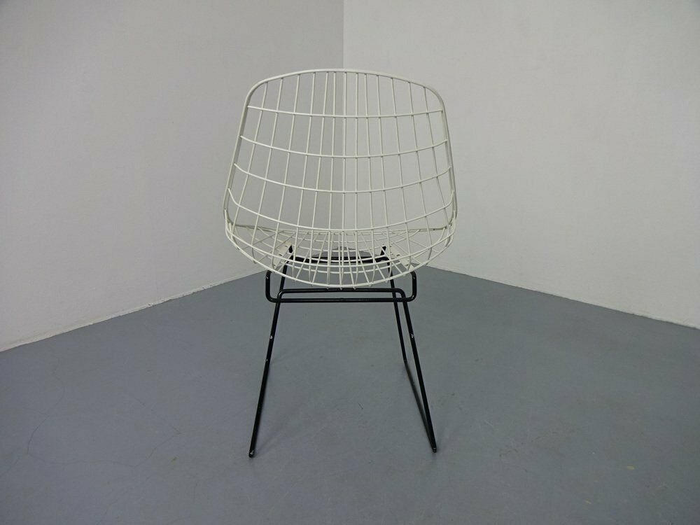 photo vintage Wire Side Chair By Cees Braakman For Pastoe, 1950s