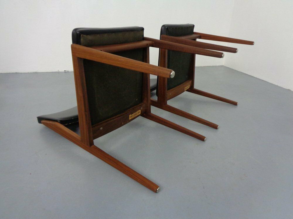 Teak Dining Chairs Model 641p By Rudolf Glatzel For Thonet, 1960s, Set Of 2 photo vintage