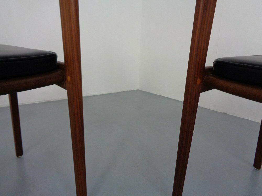 Furniture Teak Dining Chairs Model 641p By Rudolf Glatzel For Thonet, 1960s, Set Of 2 photo