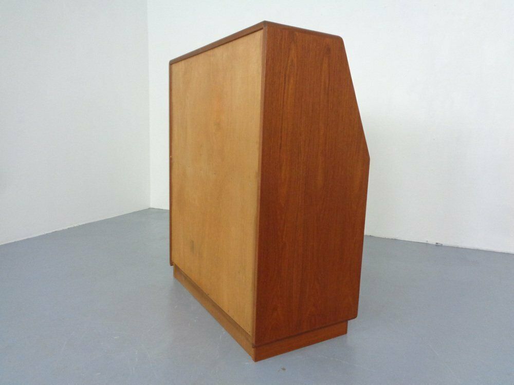photo buy Teak Tambour Secretary From Dyrlund, 1960s