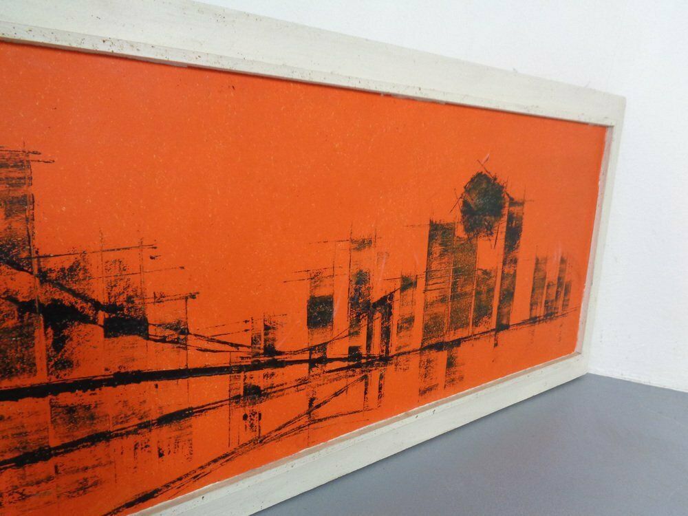 photo for sale Brooklyn Bridge, New York, 1970s, Acrylic On Wood, Framed