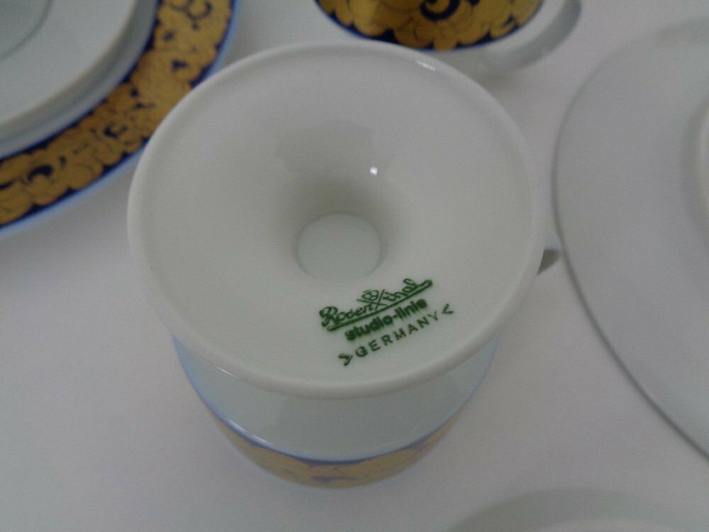 photo vinterior Coffee Service For 12 People By Tapio Wirkkala For Rosenthal, 1960s, Set Of 42