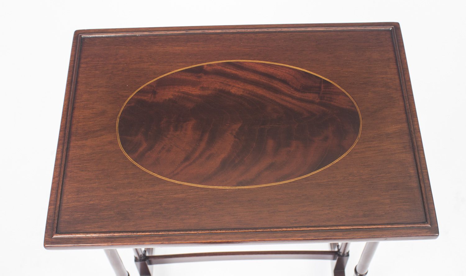 Victorian Mahogany & Inlaid  Nest Of 3 Tables C.1880 photo 1275.0