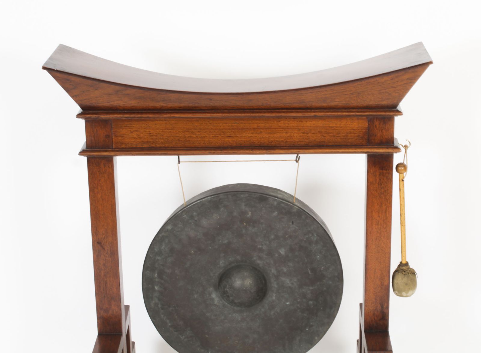 Antique Aesthetic Movement Anglo Japanese Dinner Gong 19th C photo for sale