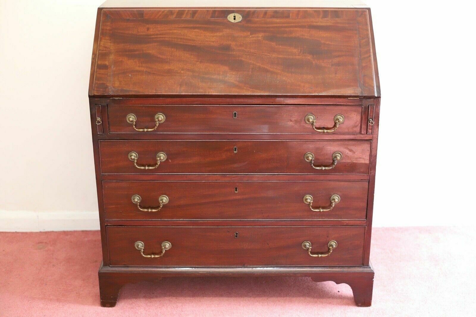 Antique Geaorge III Mahogany Bureau