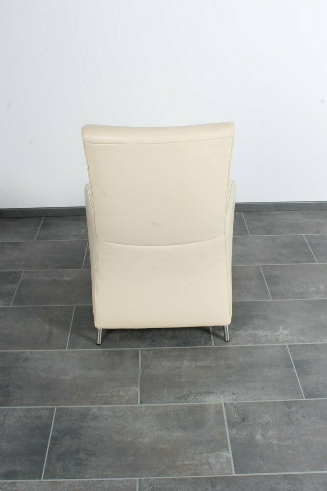 Vintage Ds 264 White Leather Lounge Chair By Matthias Hoffmann For De Sede , 1990s photo 1465.0