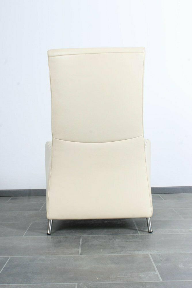 Vintage Ds 264 White Leather Lounge Chair By Matthias Hoffmann For De Sede , 1990s photo vinterior