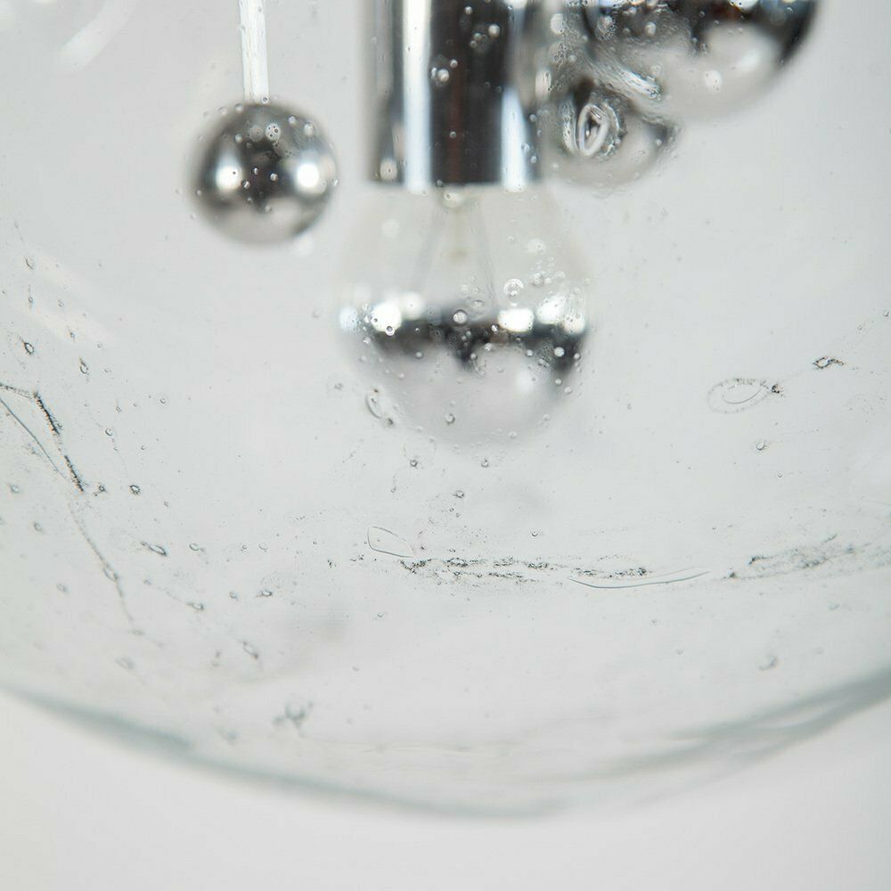 Glass Ball Pendant By Ger Furth For Doria Leuchten, 1960s photo Lighting