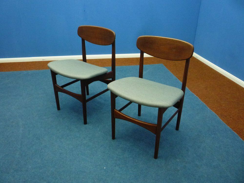 Teak Chairs By Arne Hovmand Olsen For Jutex, 1950s, Set Of 2, Set Of 2 photo for sale