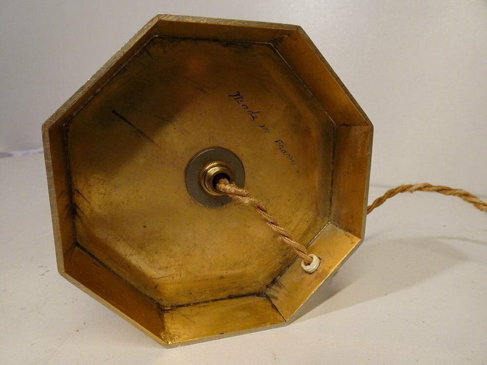 Lighting Mid Century French Neoclassical Table Lamp Attributed To Pierre Giraudon For Art Lux photo