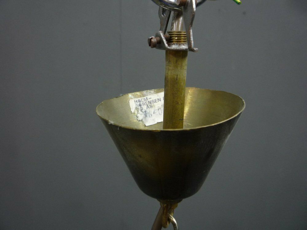 photo buy Brutalist Brass Pendant Lamp By Svend Aage Holm Sørensen For Holm Sørensen & Co, 1960s