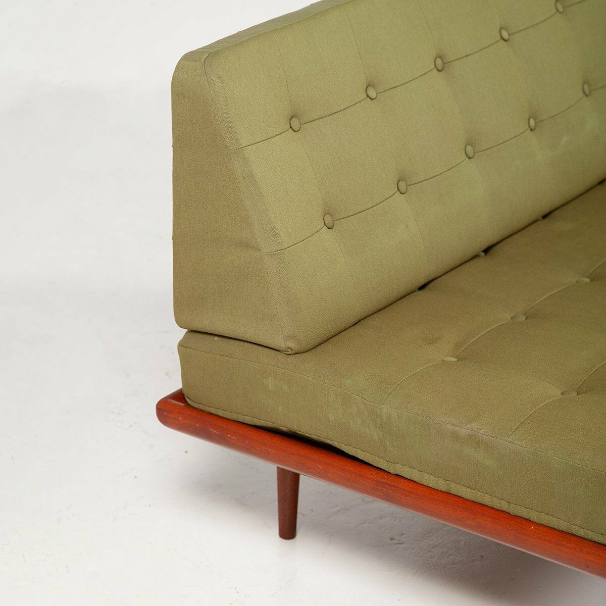 Danish Moss Green Fabric And Teak Minerva Daybed By Peter Hvidt & Orla Mølgaard Nielsen For France & Daverkosen, 1960s photo buy