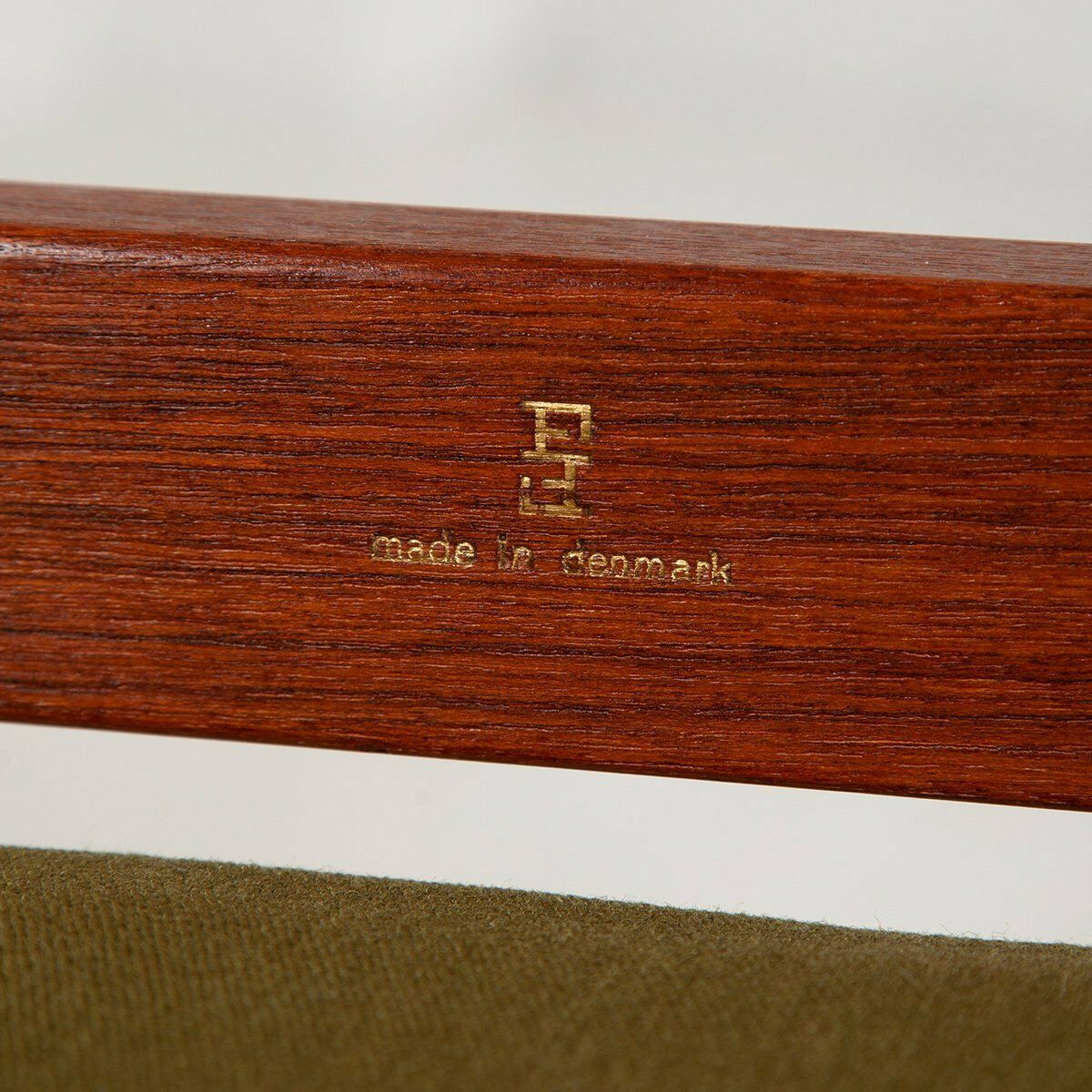 photo for sale Danish Moss Green Fabric And Teak Minerva Daybed By Peter Hvidt & Orla Mølgaard Nielsen For France & Daverkosen, 1960s