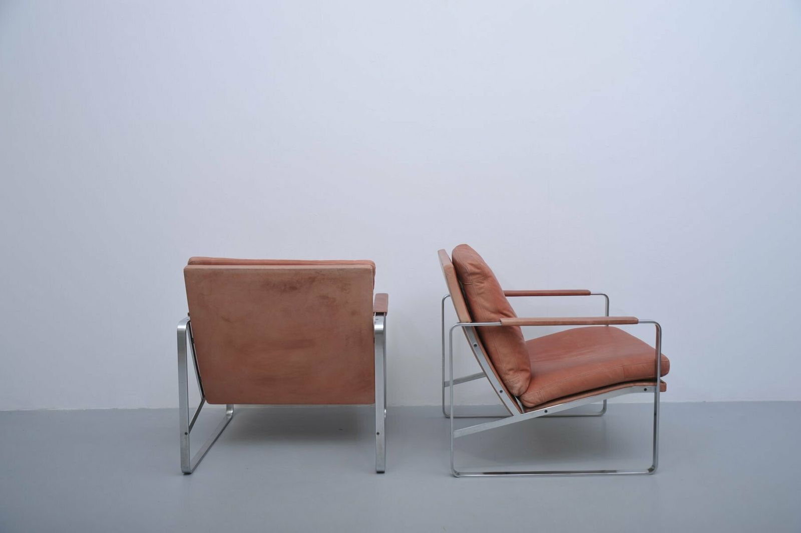 Vintage Lounge Chairs By Preben Fabricius & Jørgen Kastholm For Knoll, Set Of 2 photo Furniture