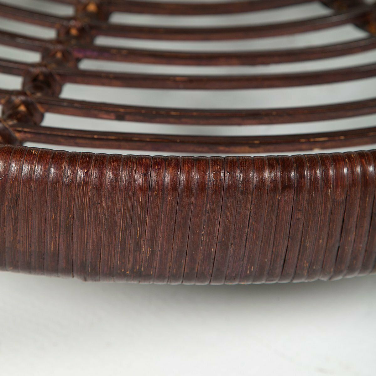 Rattan Glass Acrylic Glass Coffee Table From T Spectrum, 1970s photo for sale